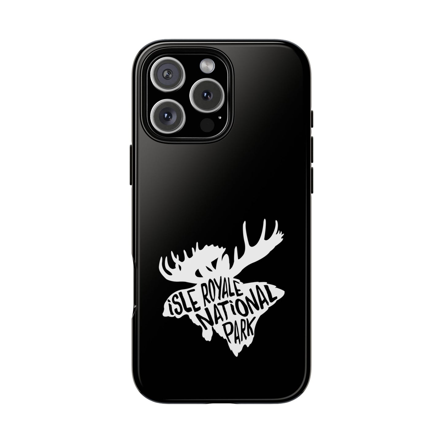 Isle Royale National Park Phone Case - Moose Design
