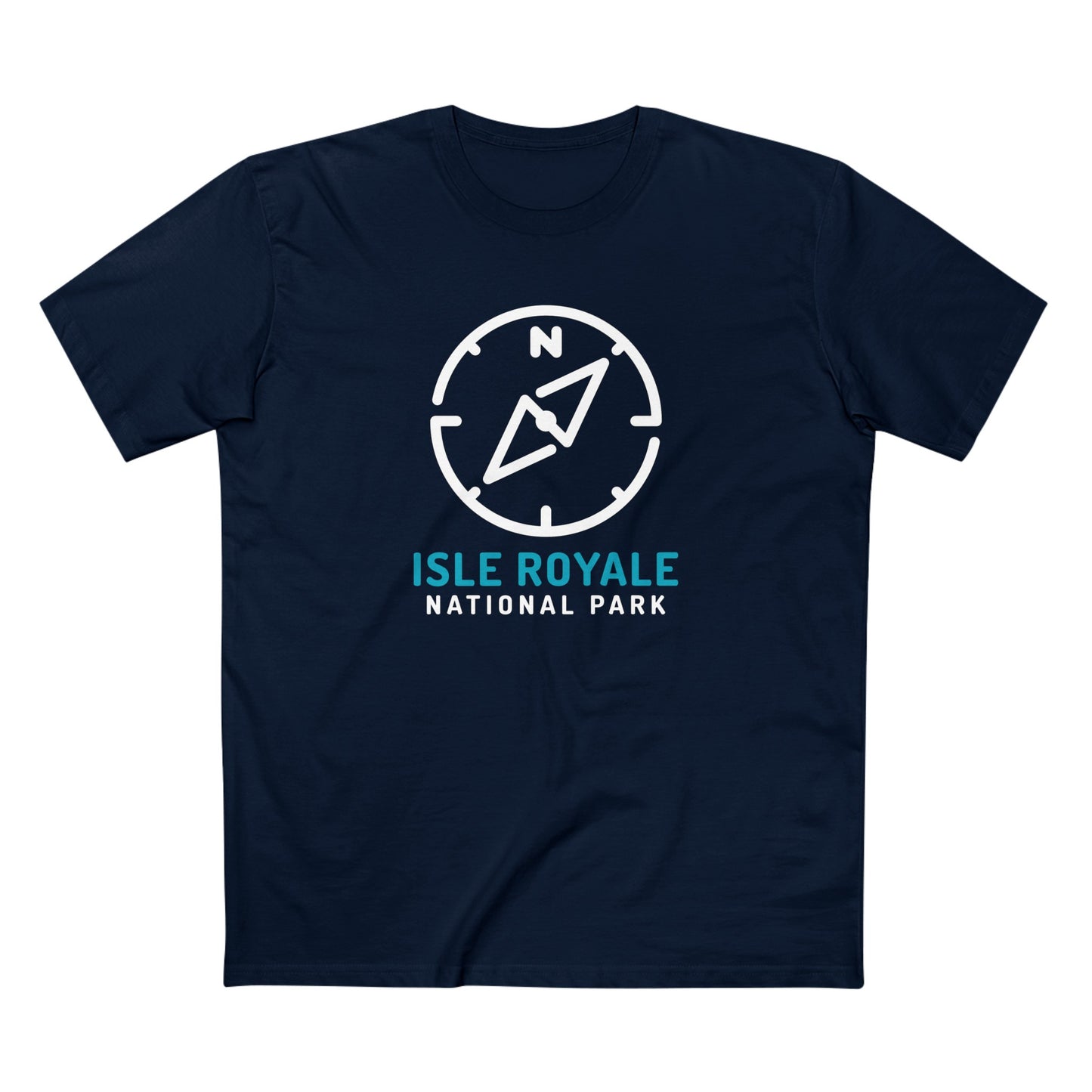 Isle Royale National Park T-Shirt Compass Design