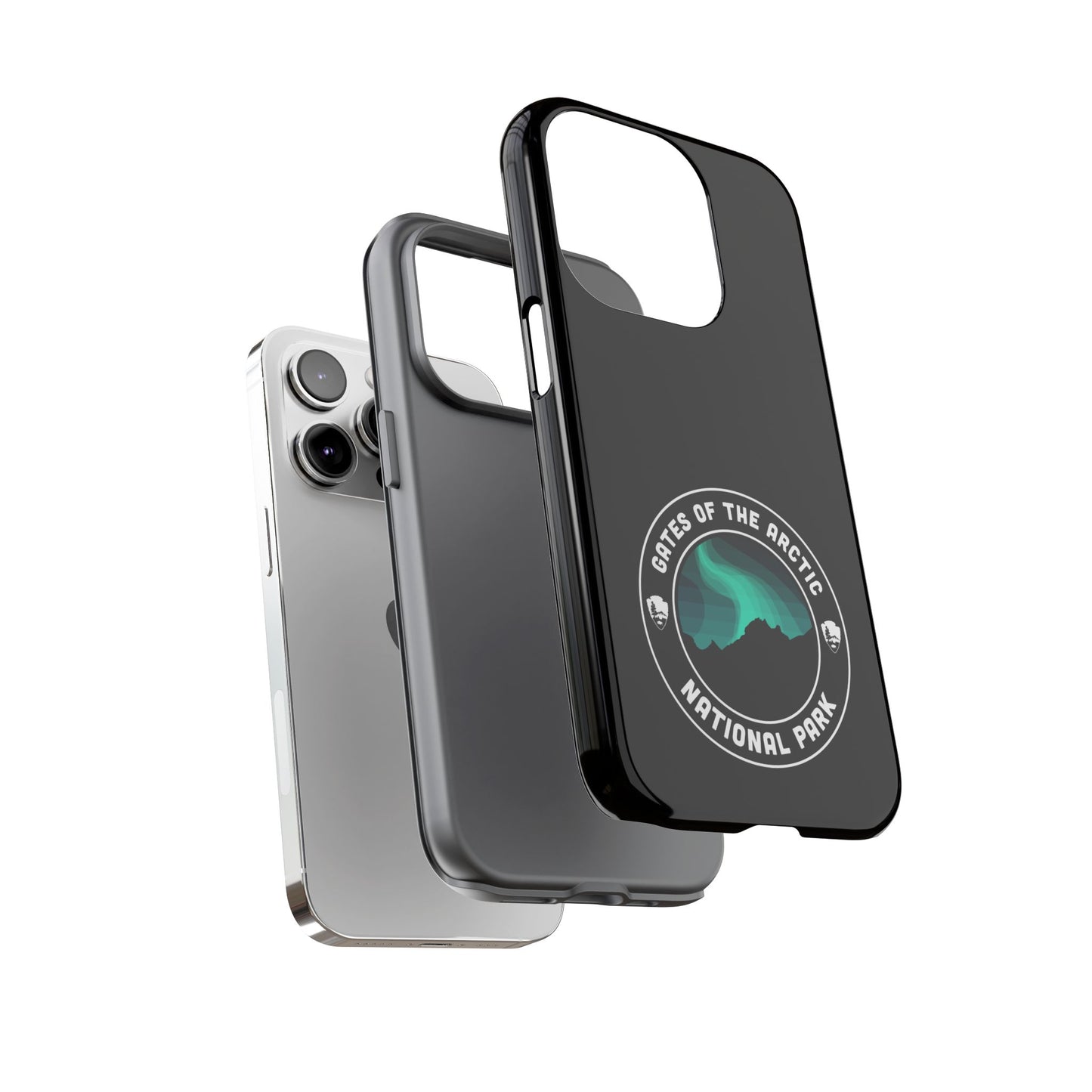 Gates of the Arctic National Park Phone Case - Round Emblem Design