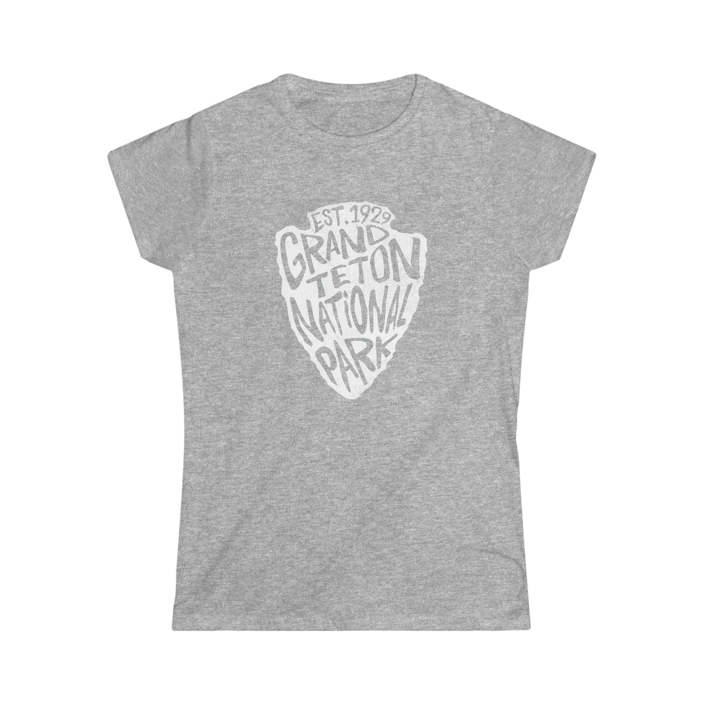 Grand Teton National Park Women's T-Shirt - Arrowhead Design