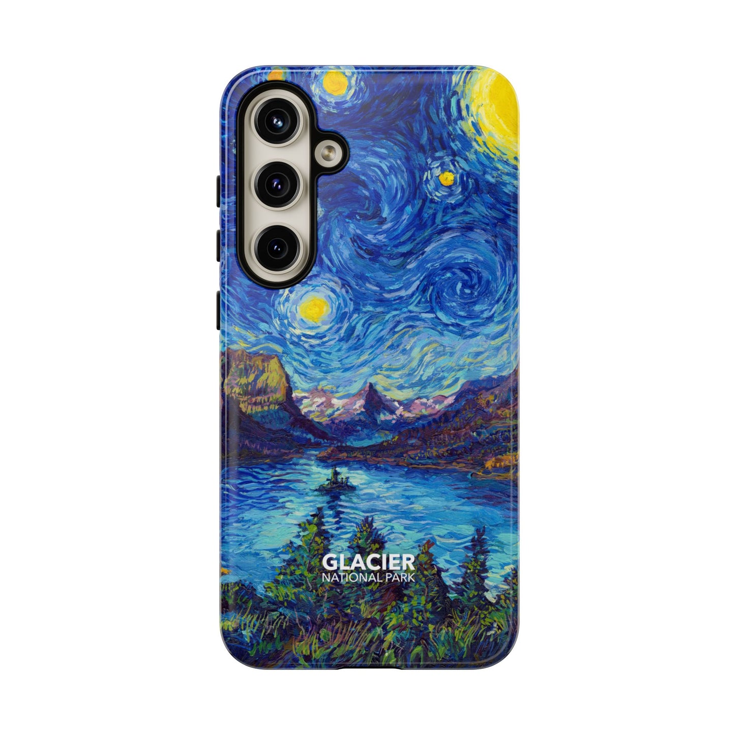 Glacier National Park Phone Case - Starry Night