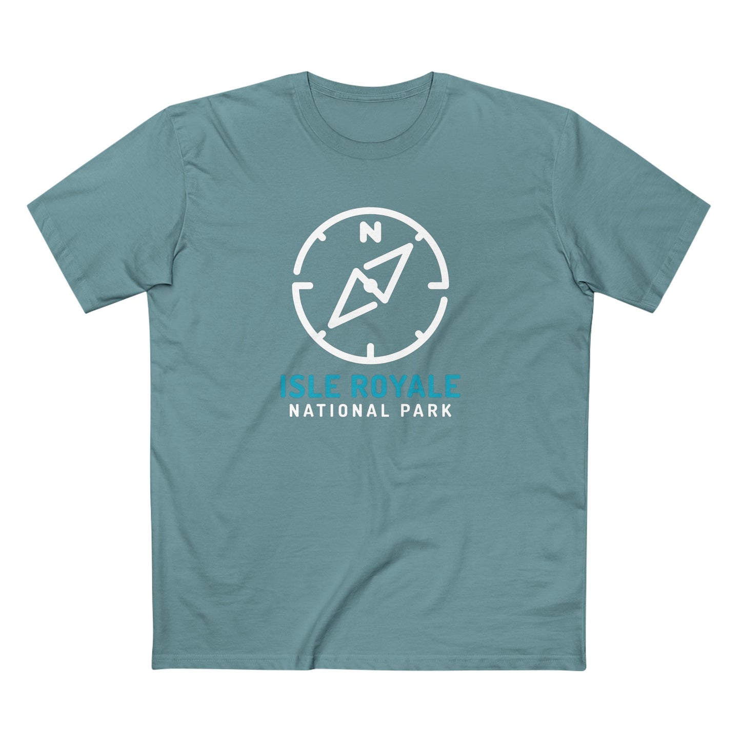 Isle Royale National Park T-Shirt Compass Design