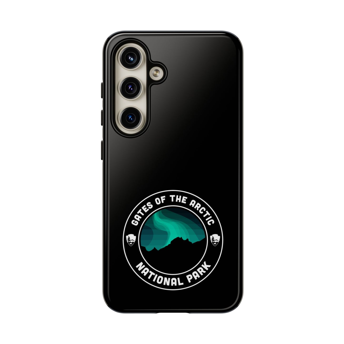 Gates of the Arctic National Park Phone Case - Round Emblem Design