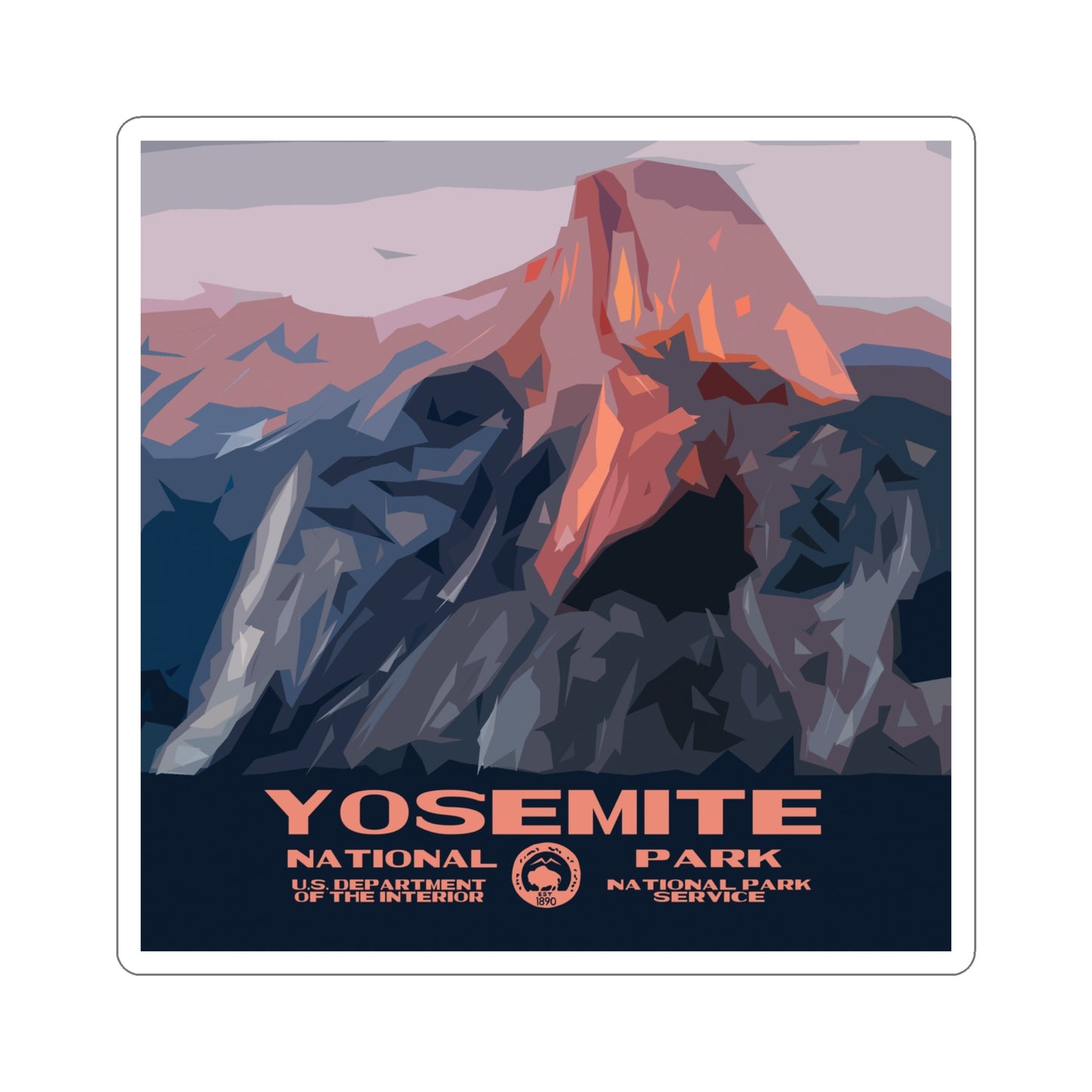 Yosemite National Park Sticker