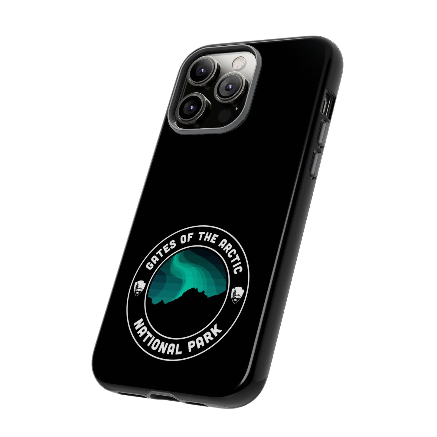 Gates of the Arctic National Park Phone Case - Round Emblem Design