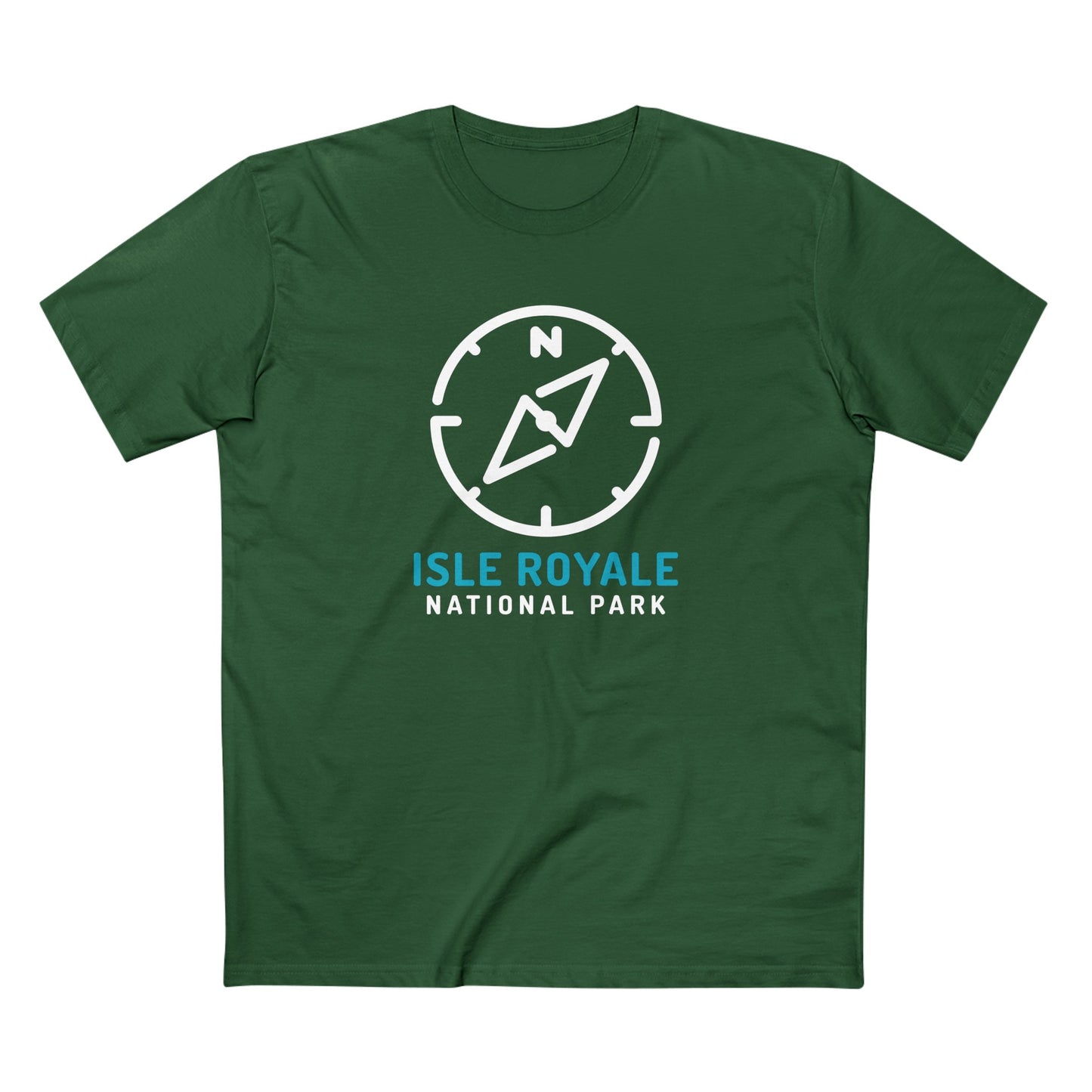 Isle Royale National Park T-Shirt Compass Design