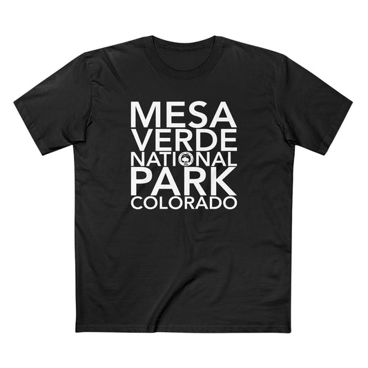Mesa Verde National Park T-Shirt Block Text