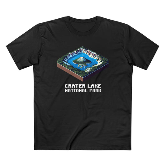 Crater Lake National Park T-Shirt - Isometric Design