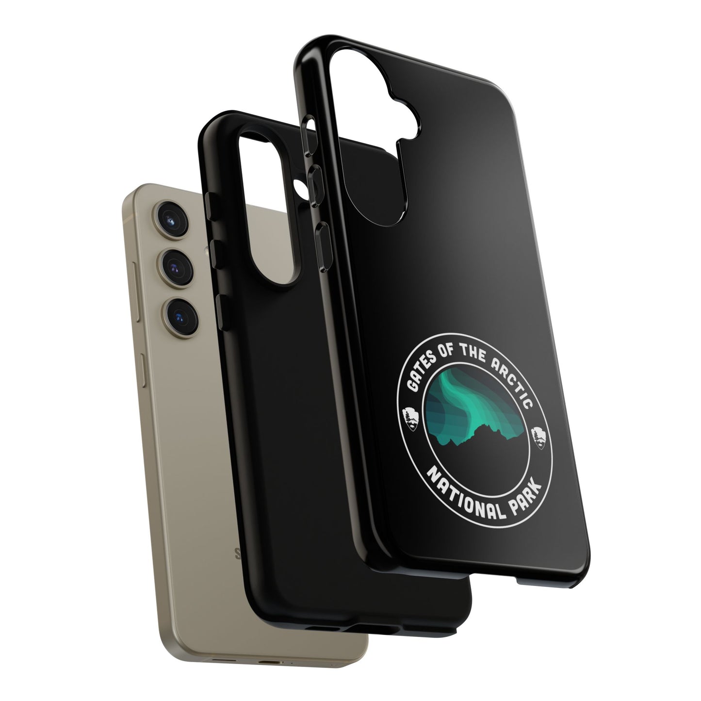 Gates of the Arctic National Park Phone Case - Round Emblem Design