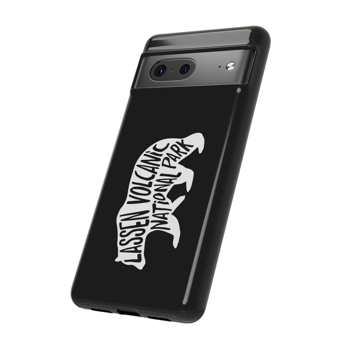 Lassen Volcanic National Park Phone Case - Black Bear Design