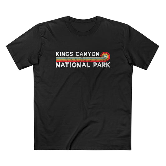 Kings Canyon National Park T-Shirt - Vintage Stretched Sunrise