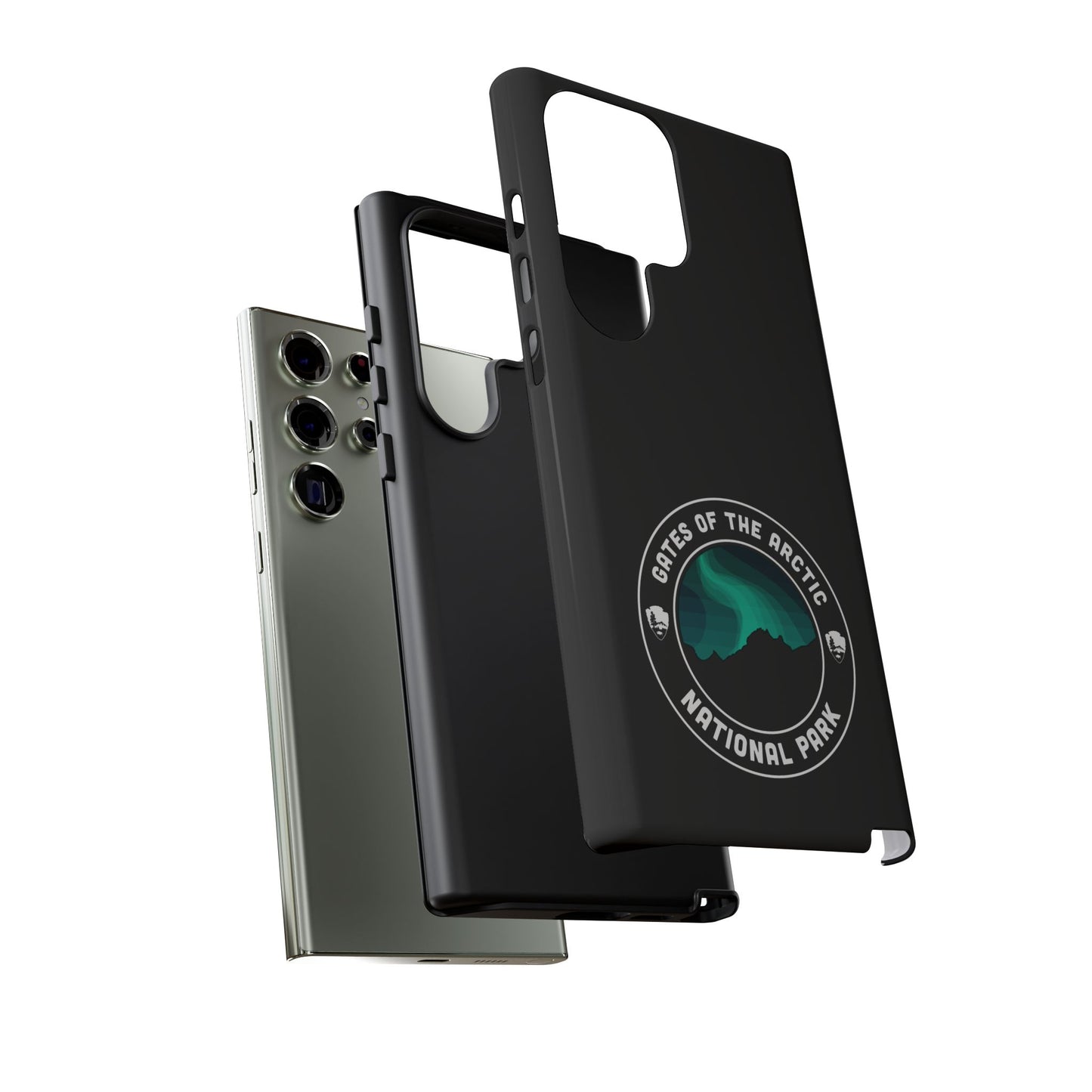 Gates of the Arctic National Park Phone Case - Round Emblem Design