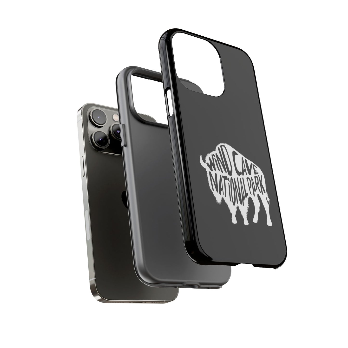 Wind Cave National Park Phone Case - Bison Design