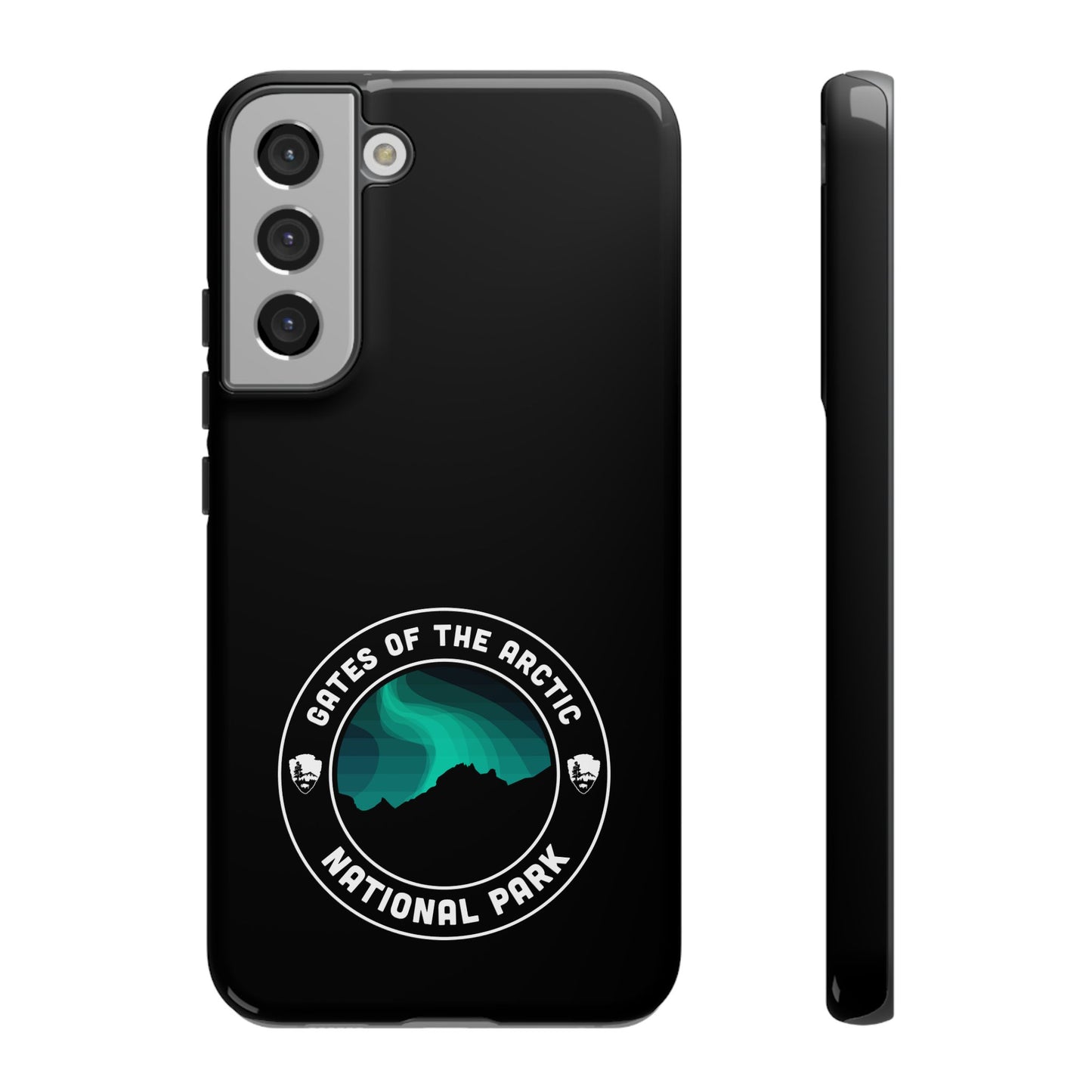 Gates of the Arctic National Park Phone Case - Round Emblem Design