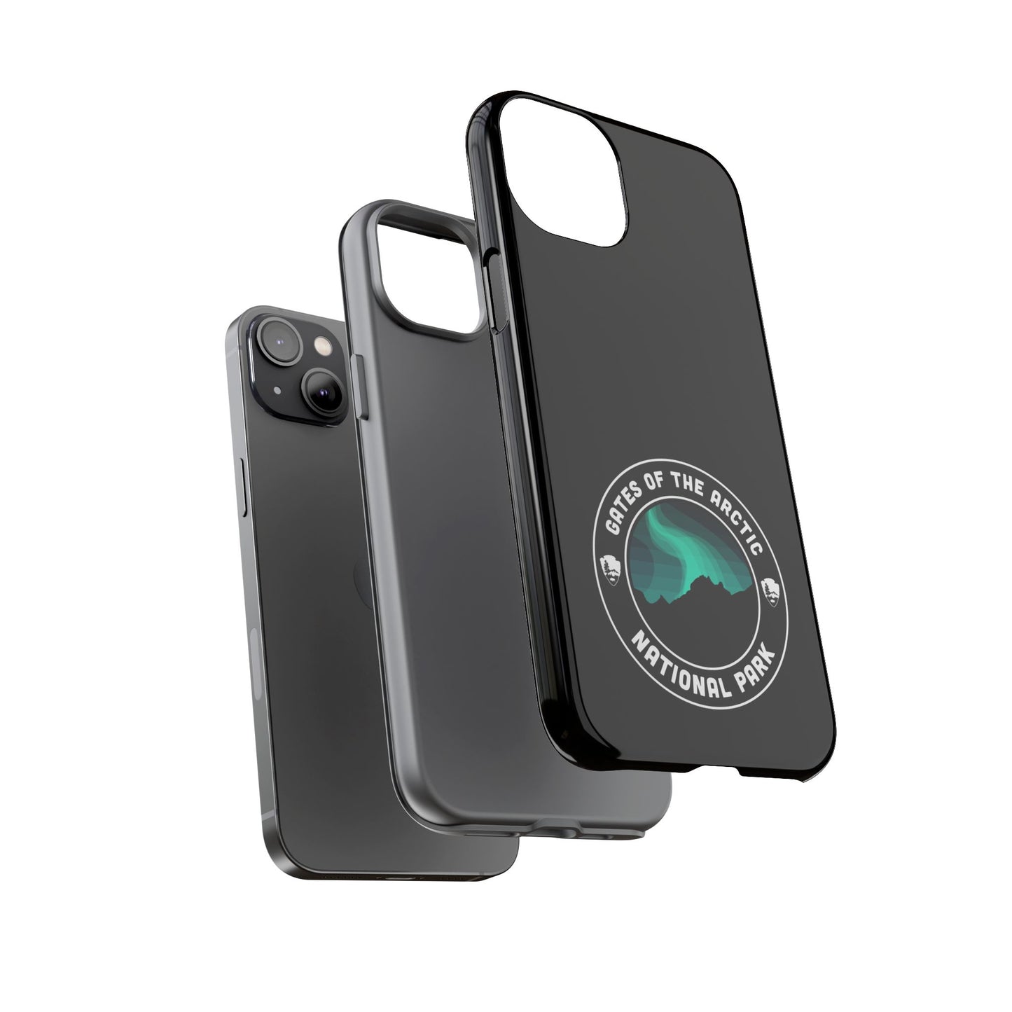 Gates of the Arctic National Park Phone Case - Round Emblem Design