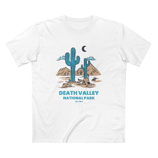 Death Valley National Park T-Shirt - Blue Cacti