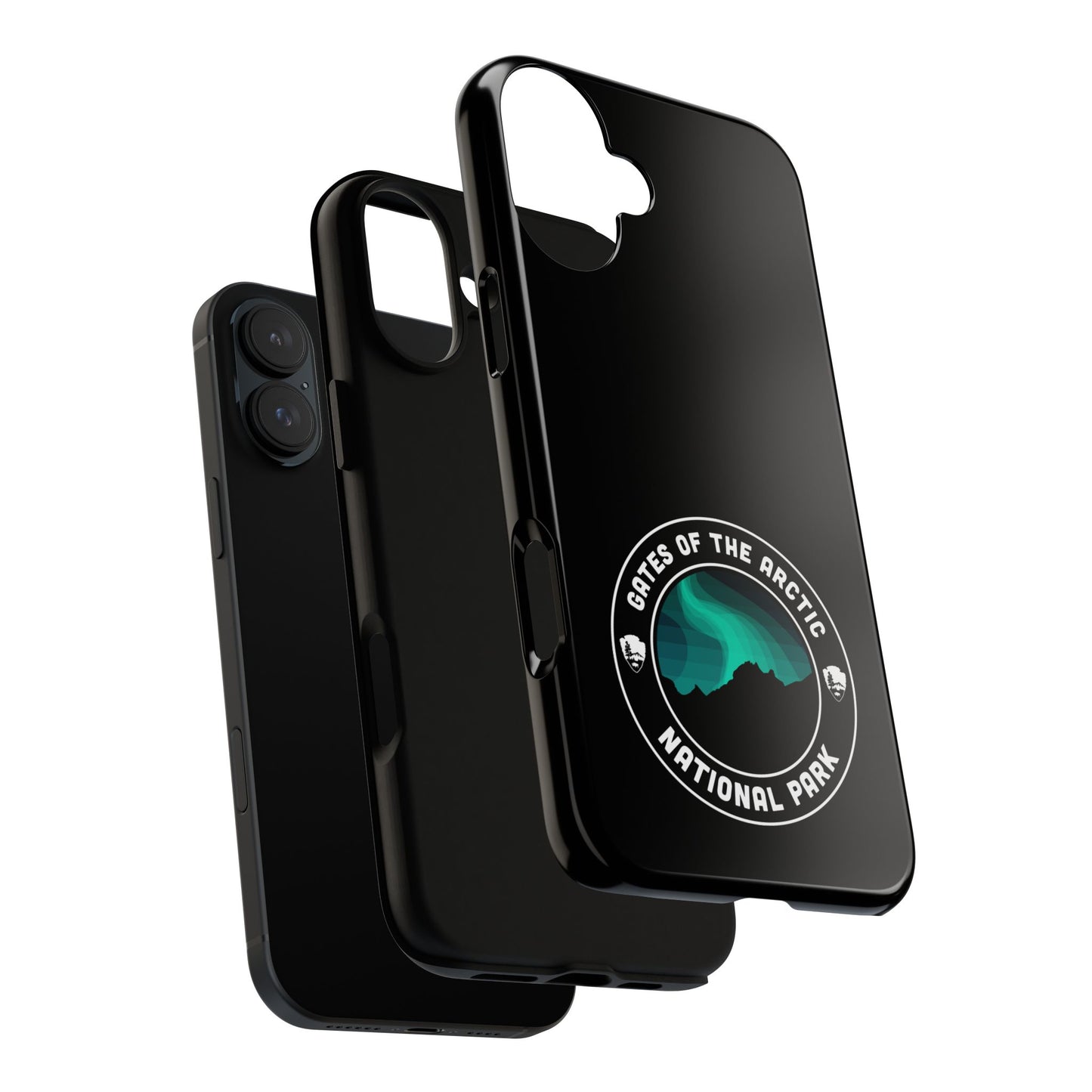 Gates of the Arctic National Park Phone Case - Round Emblem Design