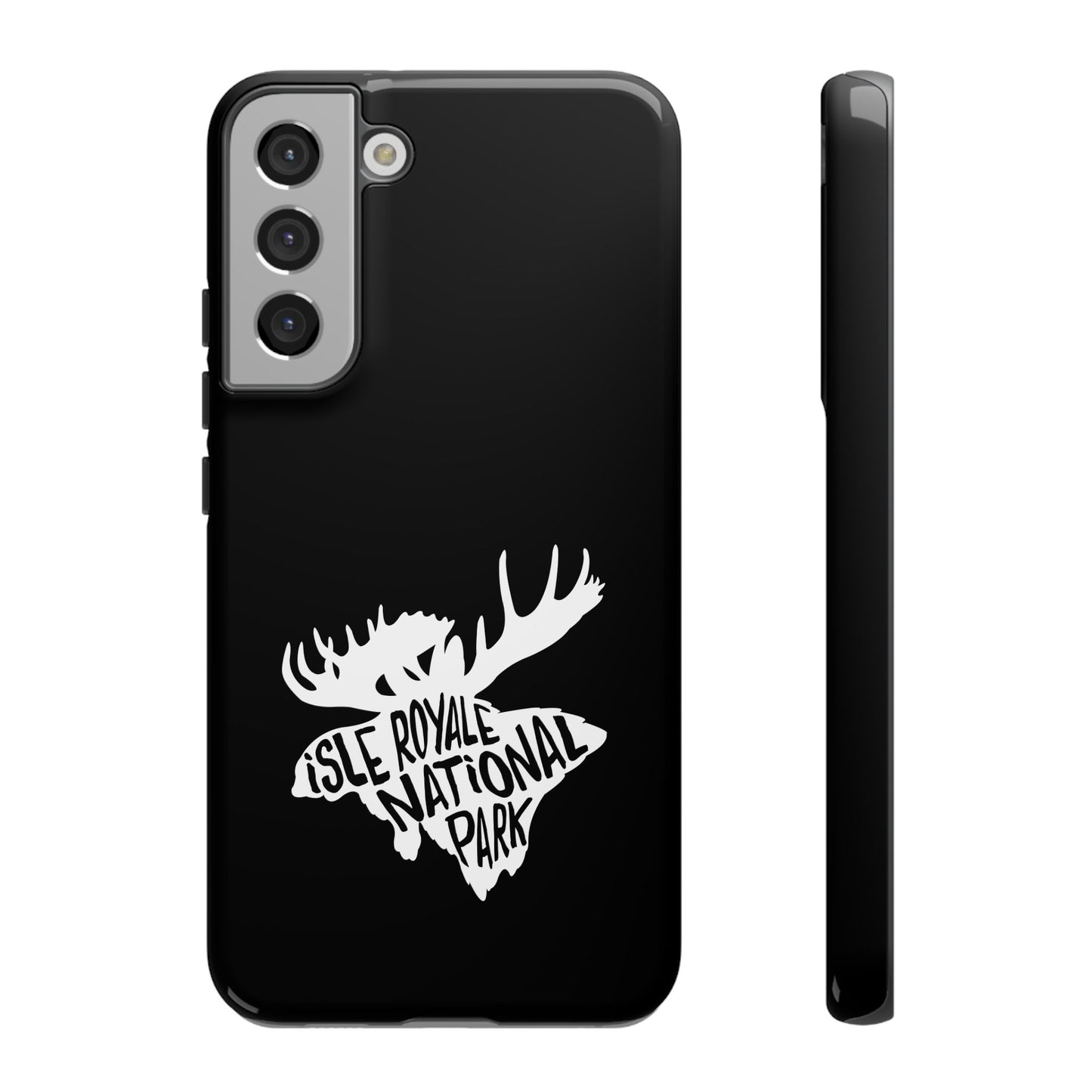 Isle Royale National Park Phone Case - Moose Design