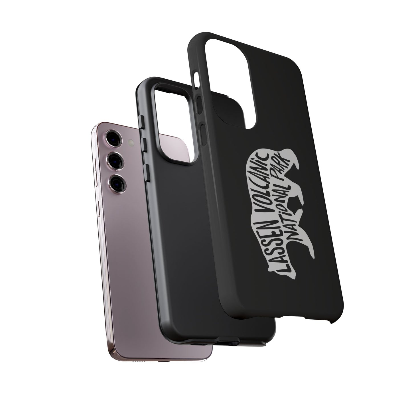 Lassen Volcanic National Park Phone Case - Black Bear Design