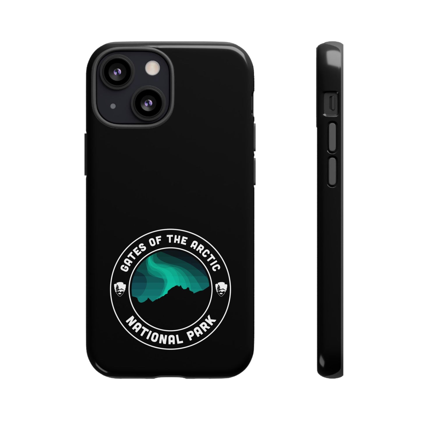 Gates of the Arctic National Park Phone Case - Round Emblem Design