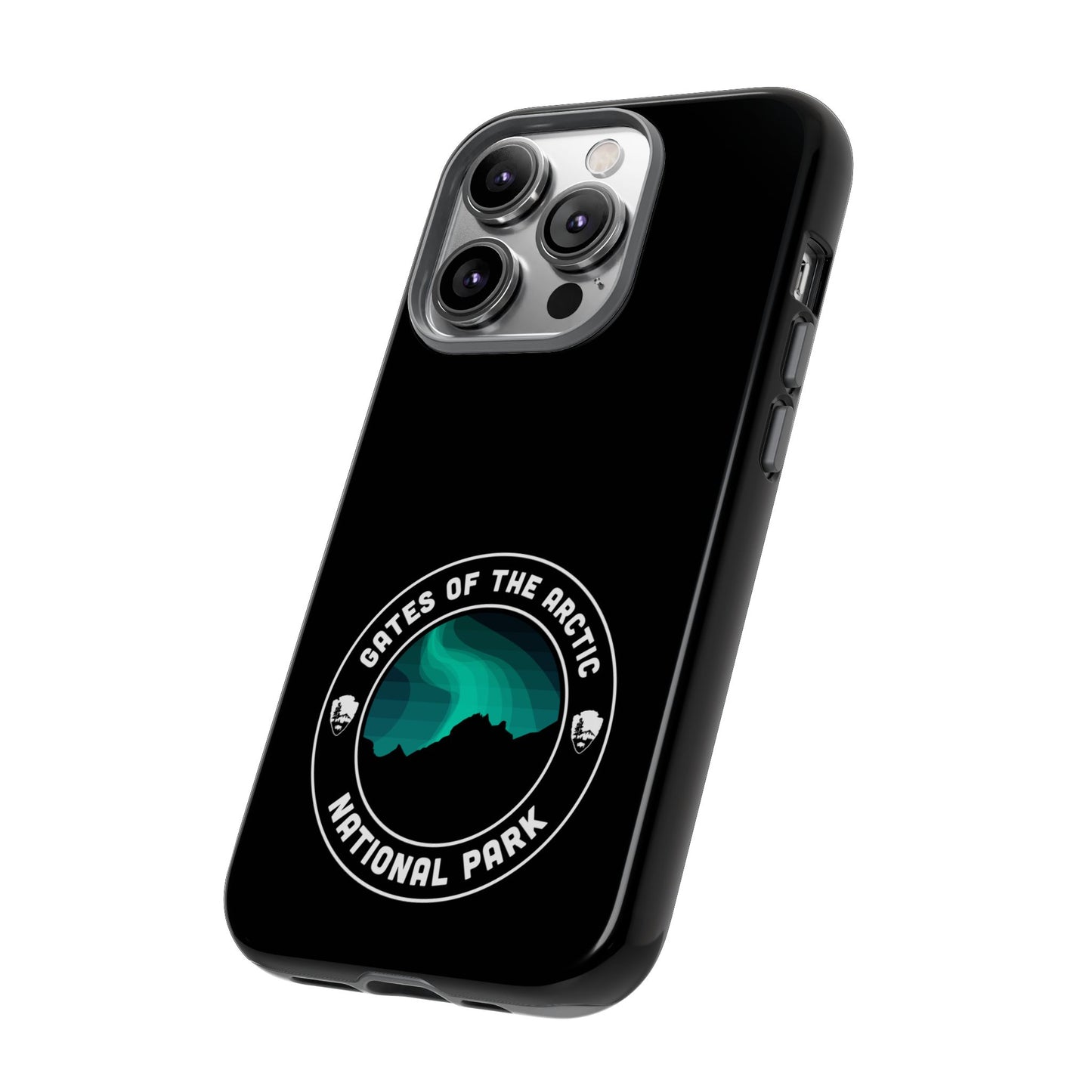 Gates of the Arctic National Park Phone Case - Round Emblem Design