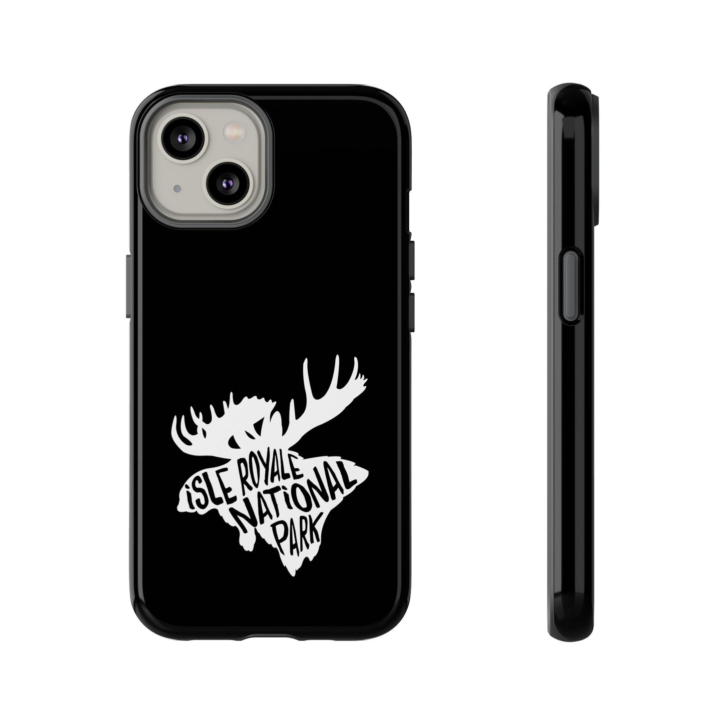 Isle Royale National Park Phone Case - Moose Design