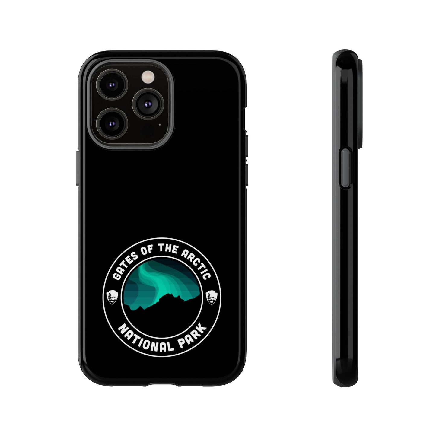 Gates of the Arctic National Park Phone Case - Round Emblem Design