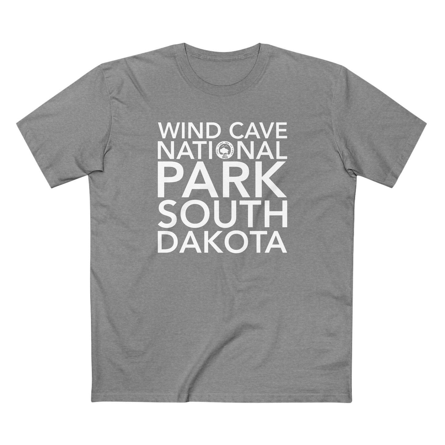Wind Cave National Park T-Shirt Block Text