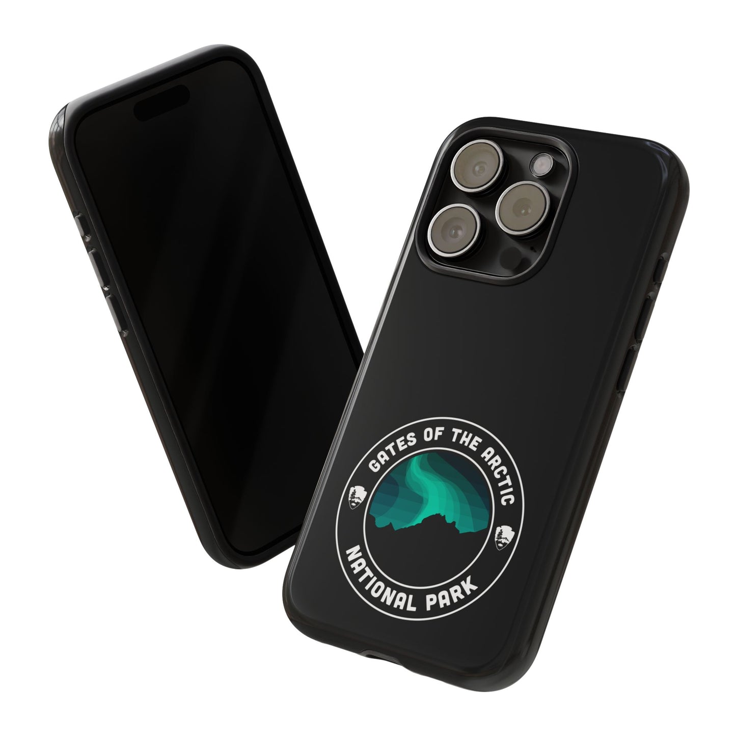 Gates of the Arctic National Park Phone Case - Round Emblem Design