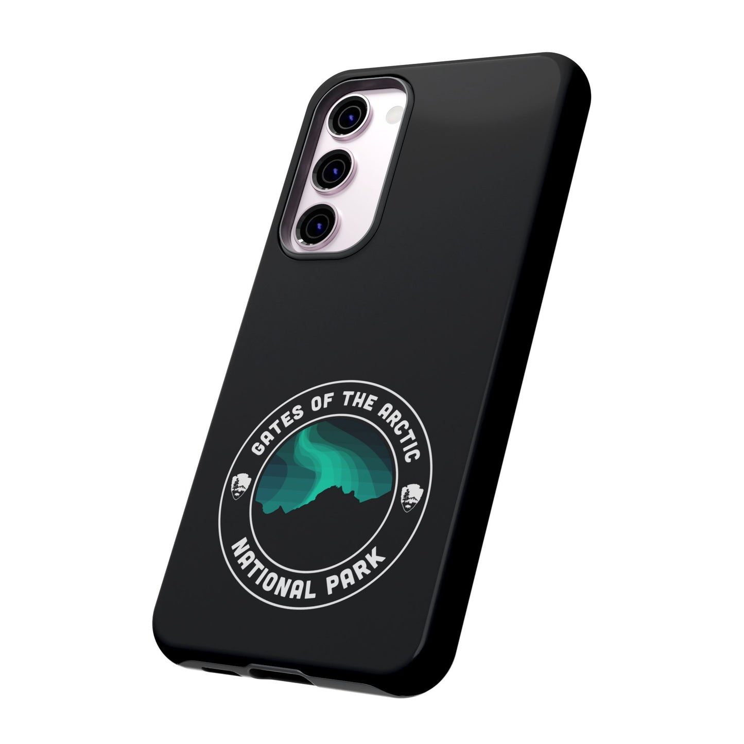 Gates of the Arctic National Park Phone Case - Round Emblem Design