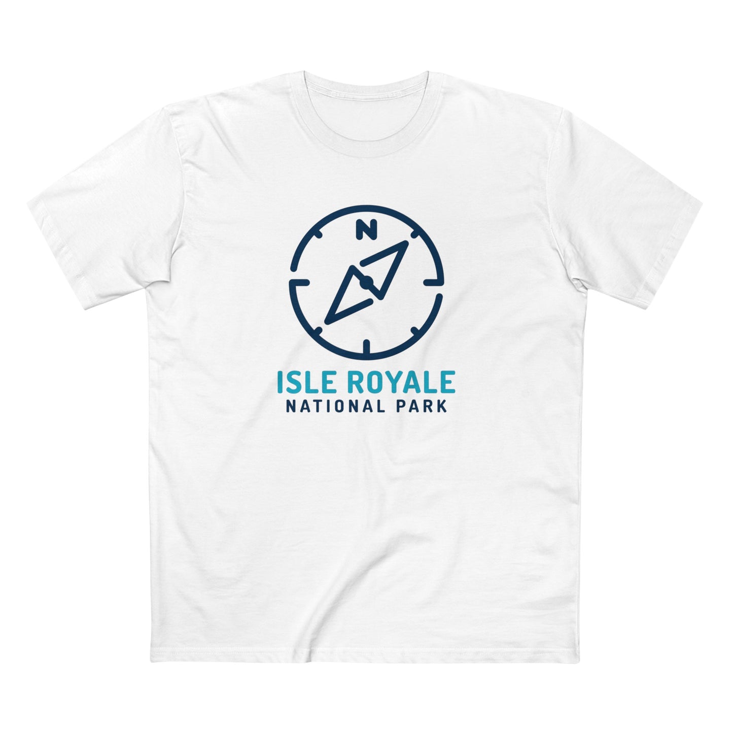 Isle Royale National Park T-Shirt Compass Design