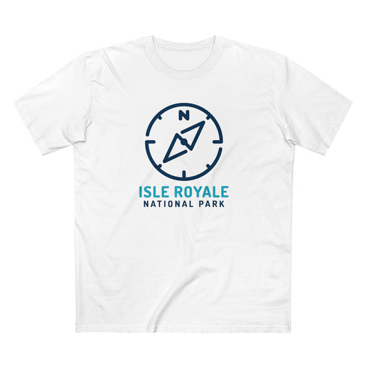 Isle Royale National Park T-Shirt Compass Design