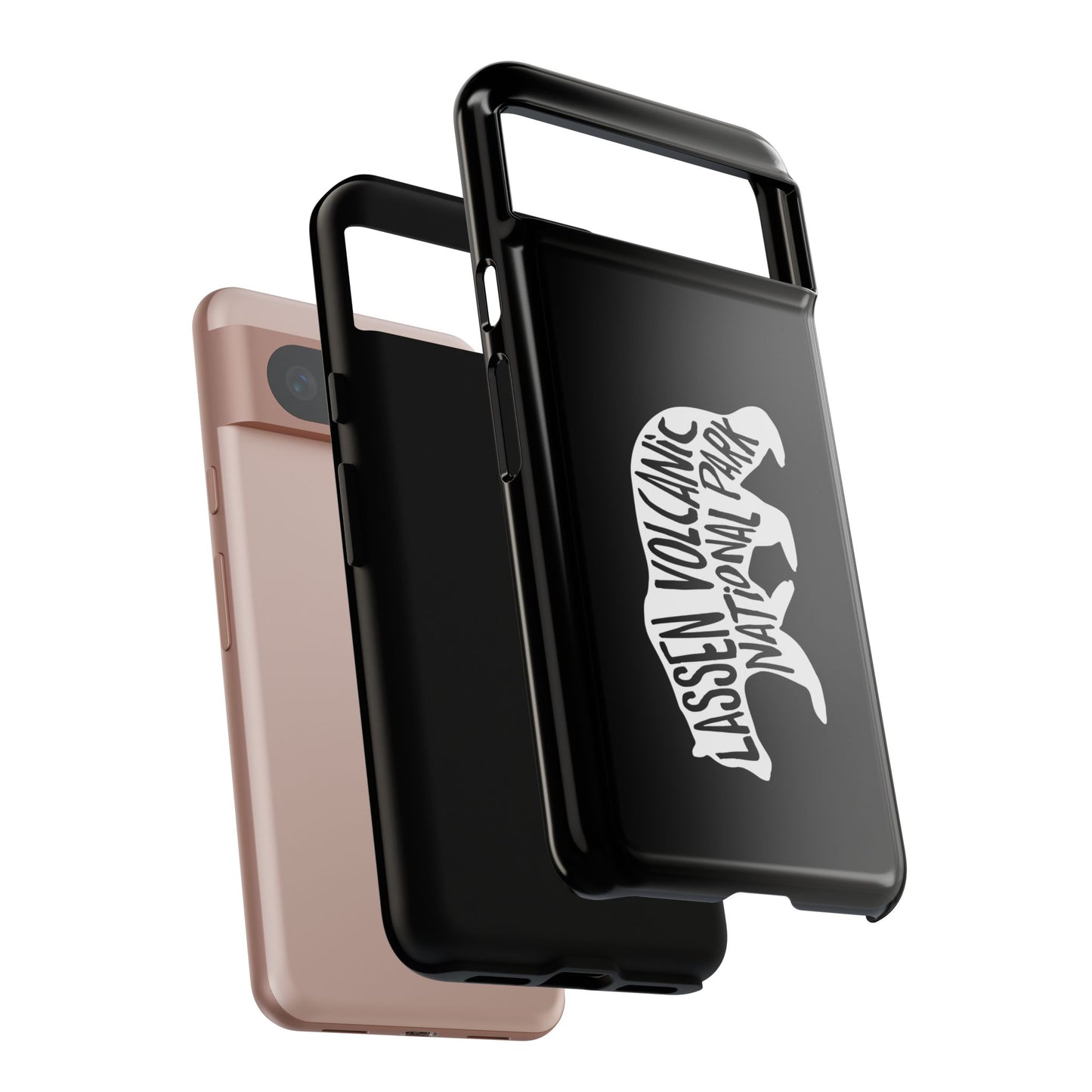 Lassen Volcanic National Park Phone Case - Black Bear Design