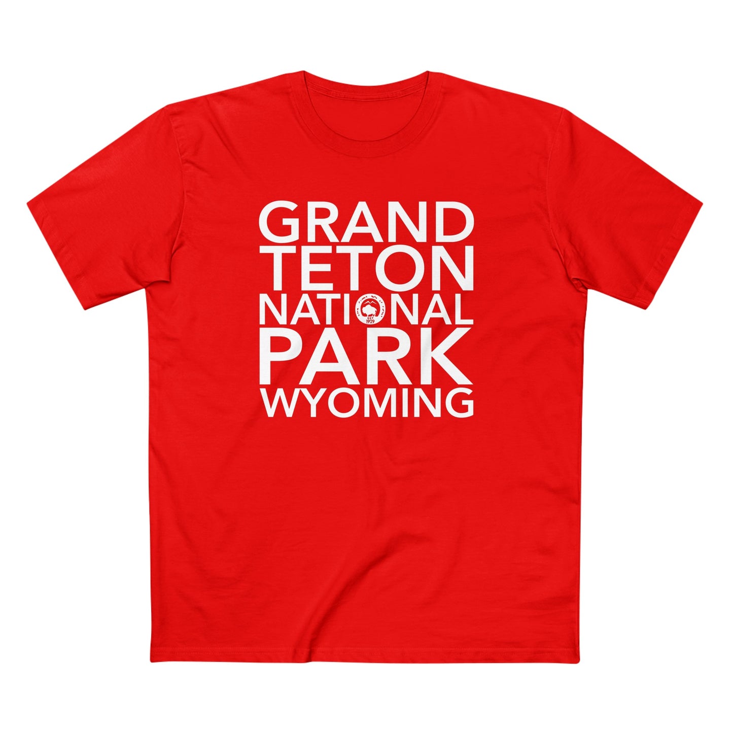 Grand Teton National Park T-Shirt Block Text