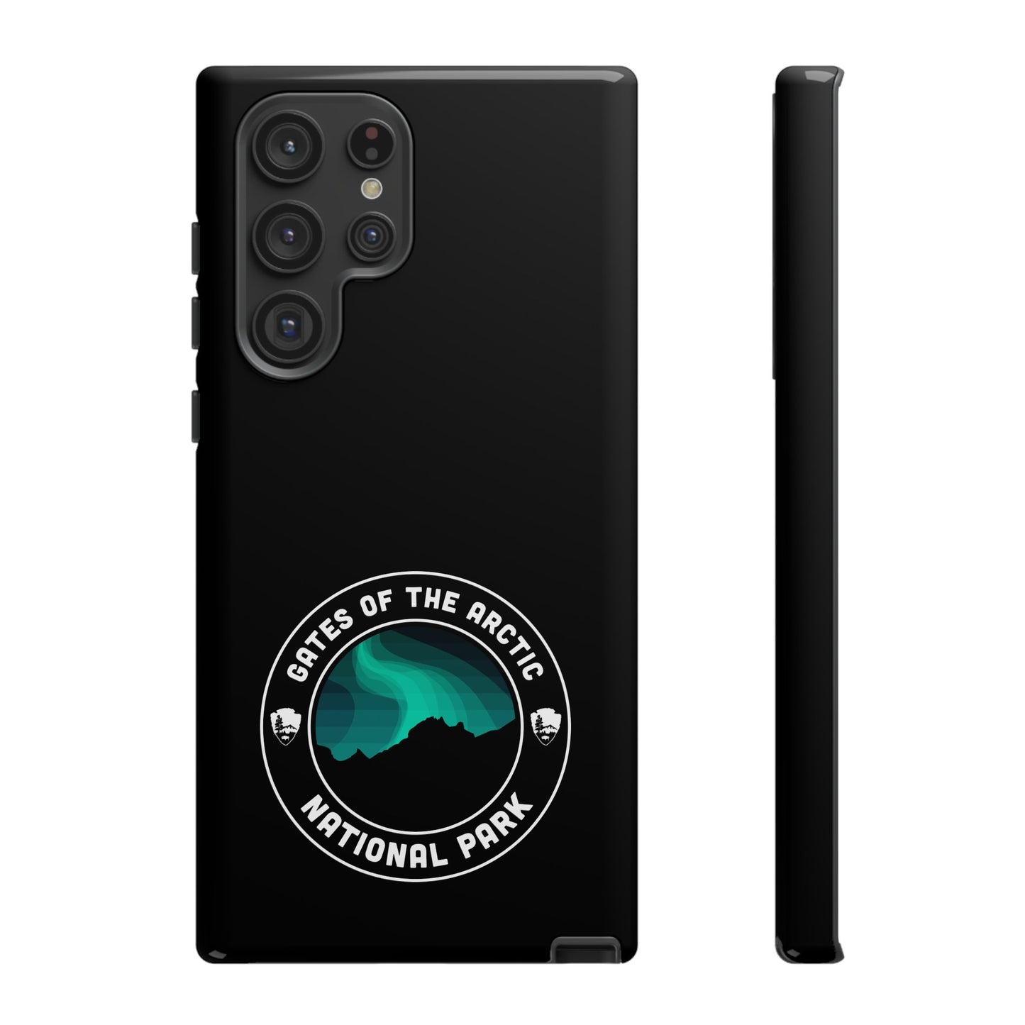 Gates of the Arctic National Park Phone Case - Round Emblem Design