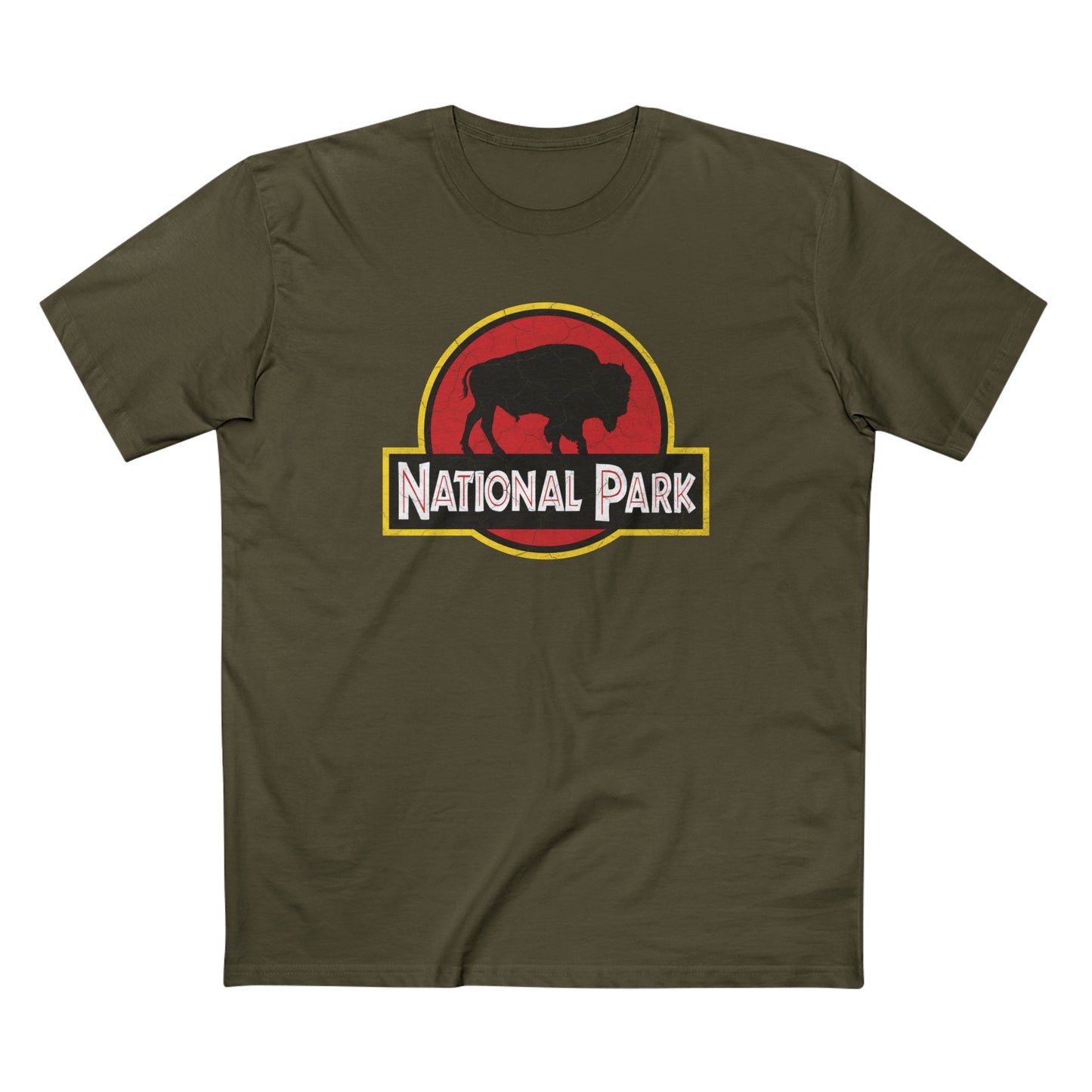 Bison National Park T-Shirt - Parody Logo