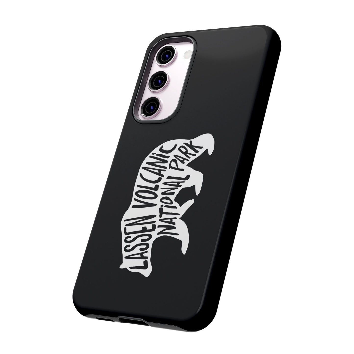 Lassen Volcanic National Park Phone Case - Black Bear Design