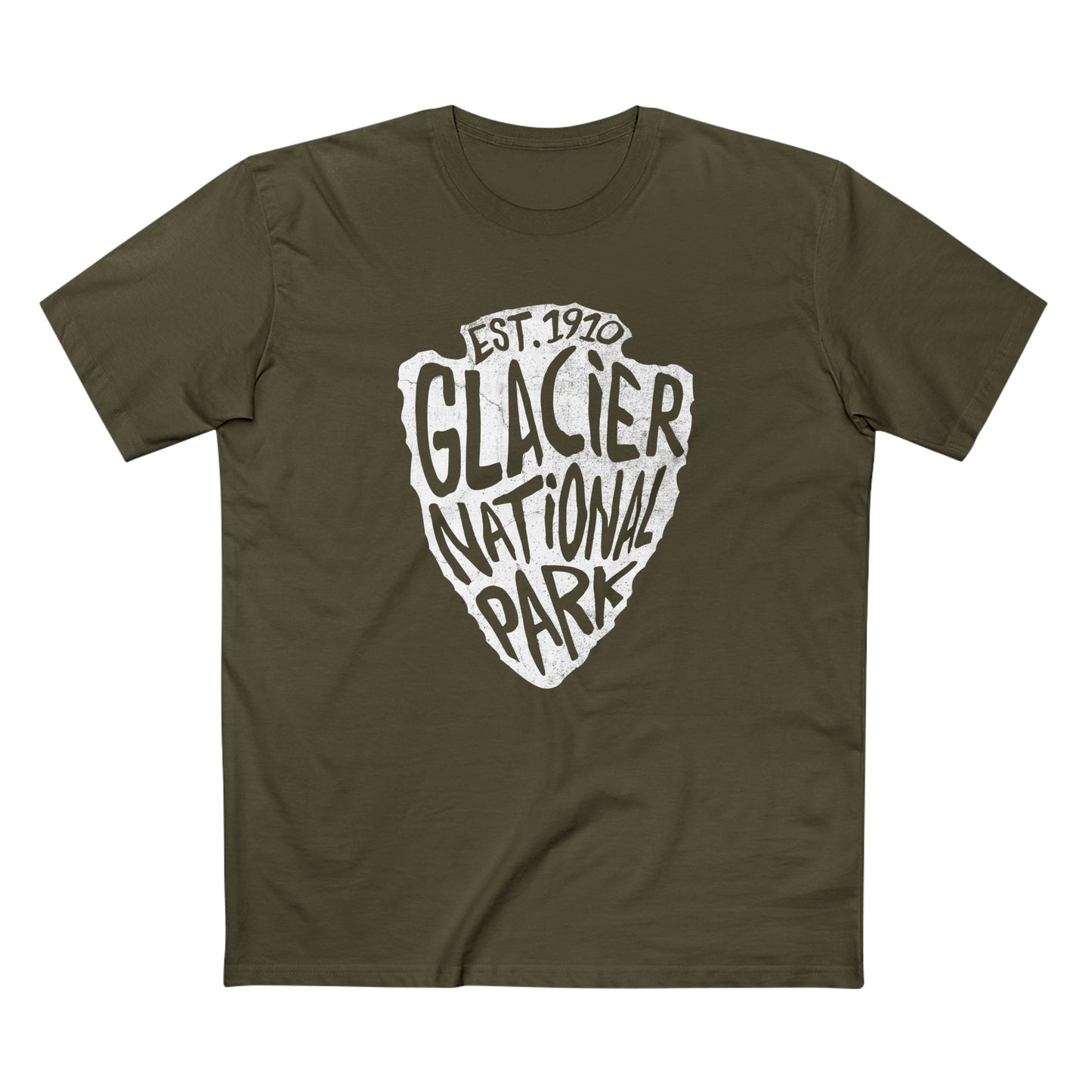 Glacier National Park T-Shirt - Arrowhead Design