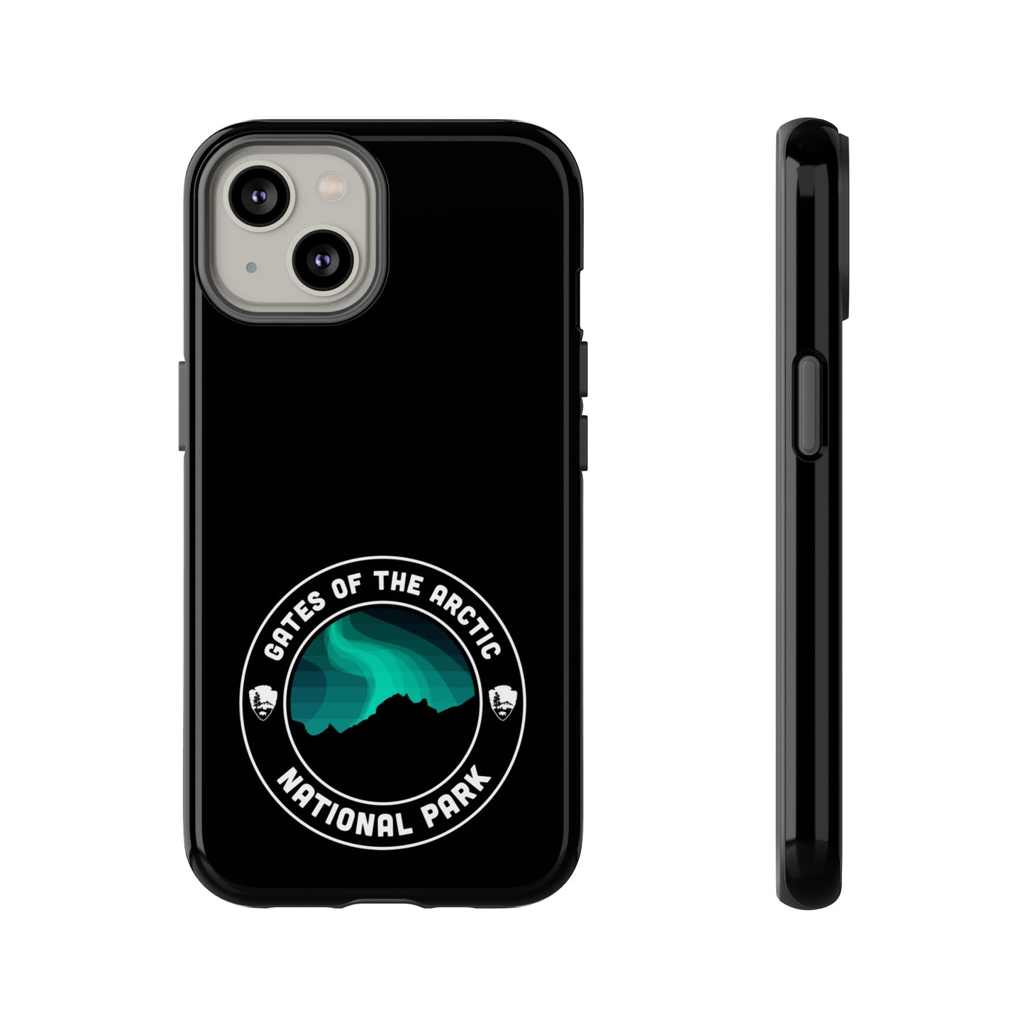 Gates of the Arctic National Park Phone Case - Round Emblem Design