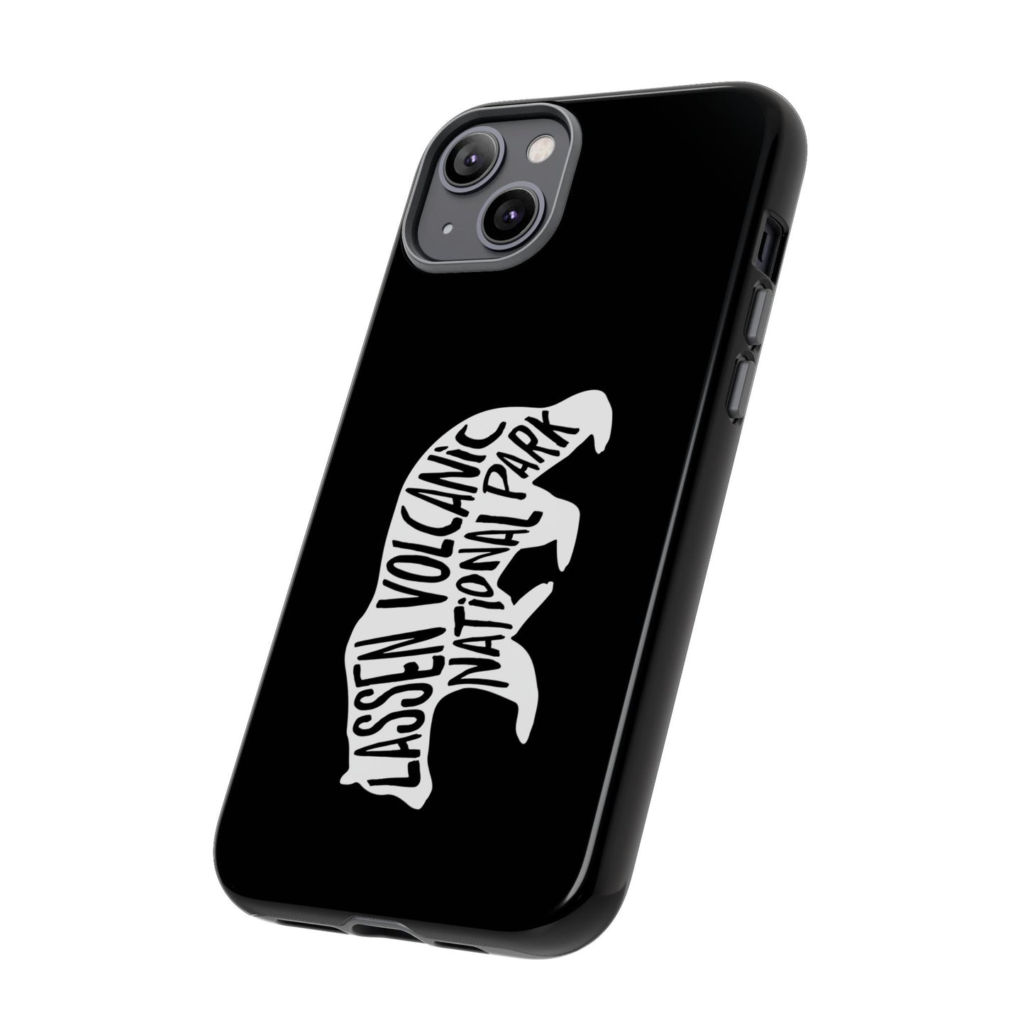 Lassen Volcanic National Park Phone Case - Black Bear Design