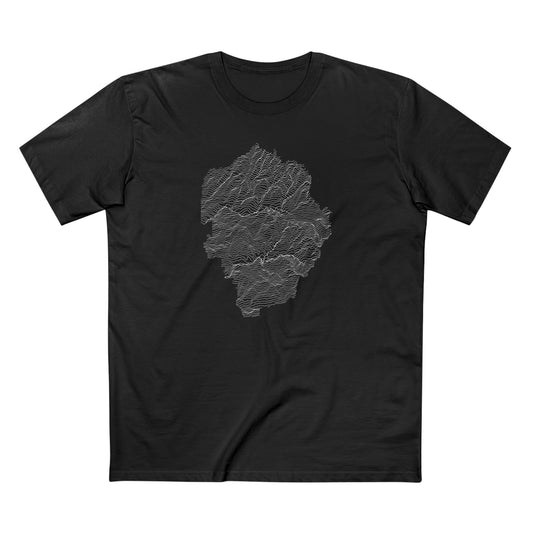 Yosemite National Park T-Shirt - Topographical Lines