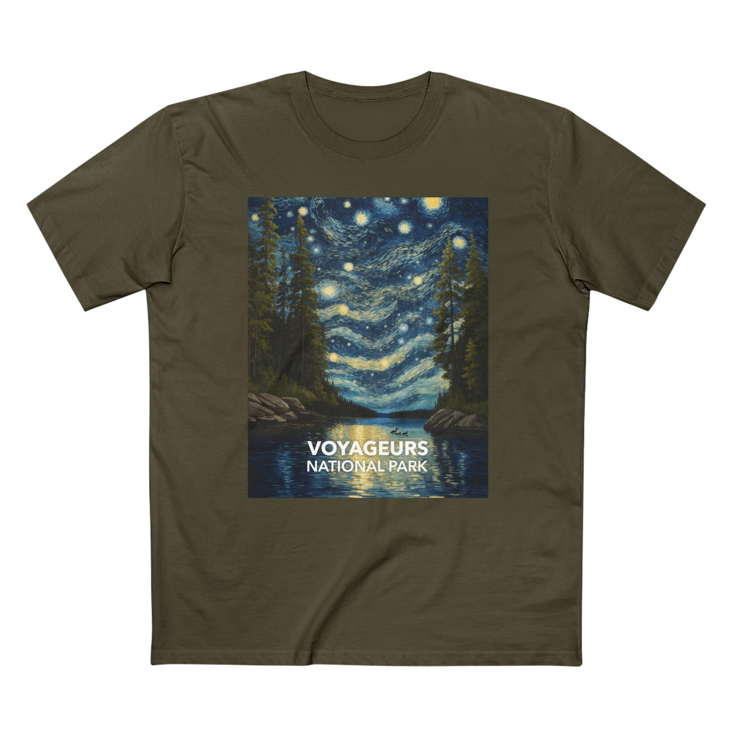Voyageurs National Park T-Shirt - The Starry Night