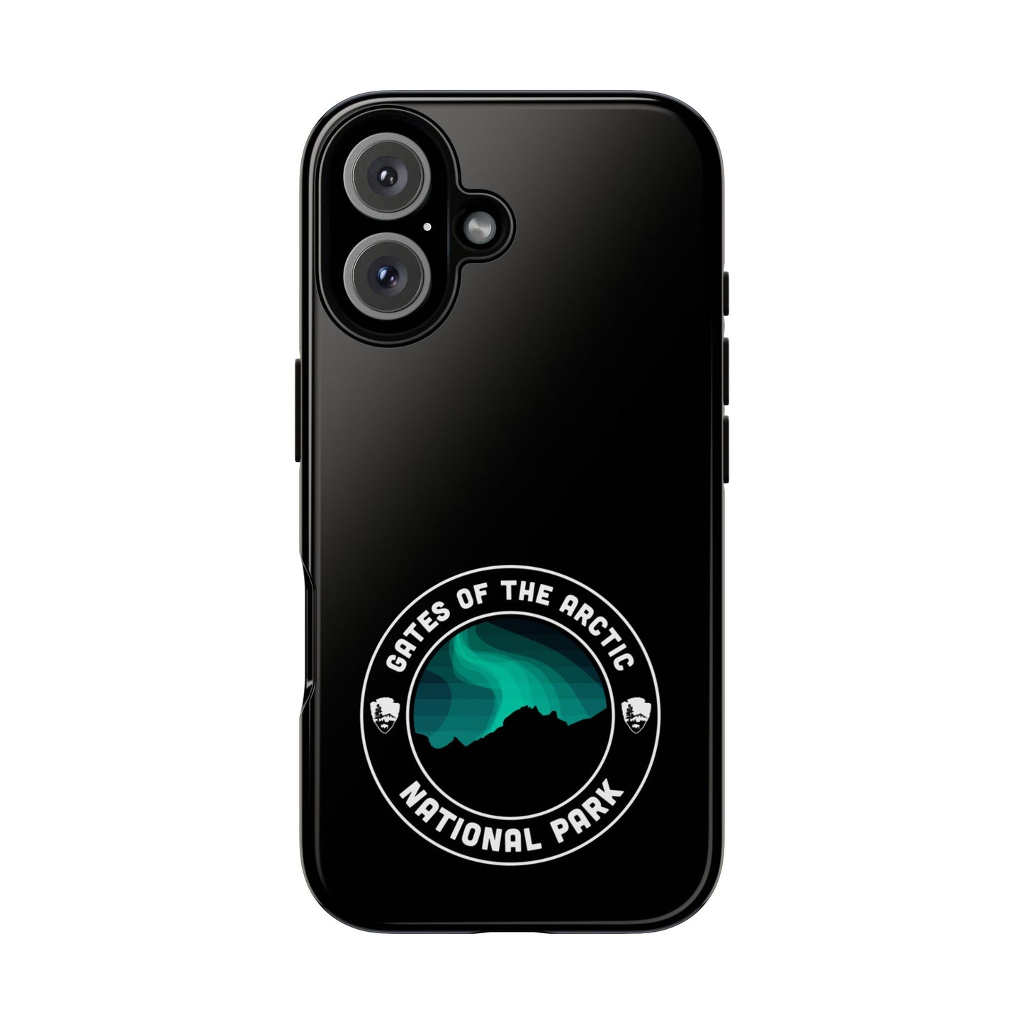 Gates of the Arctic National Park Phone Case - Round Emblem Design