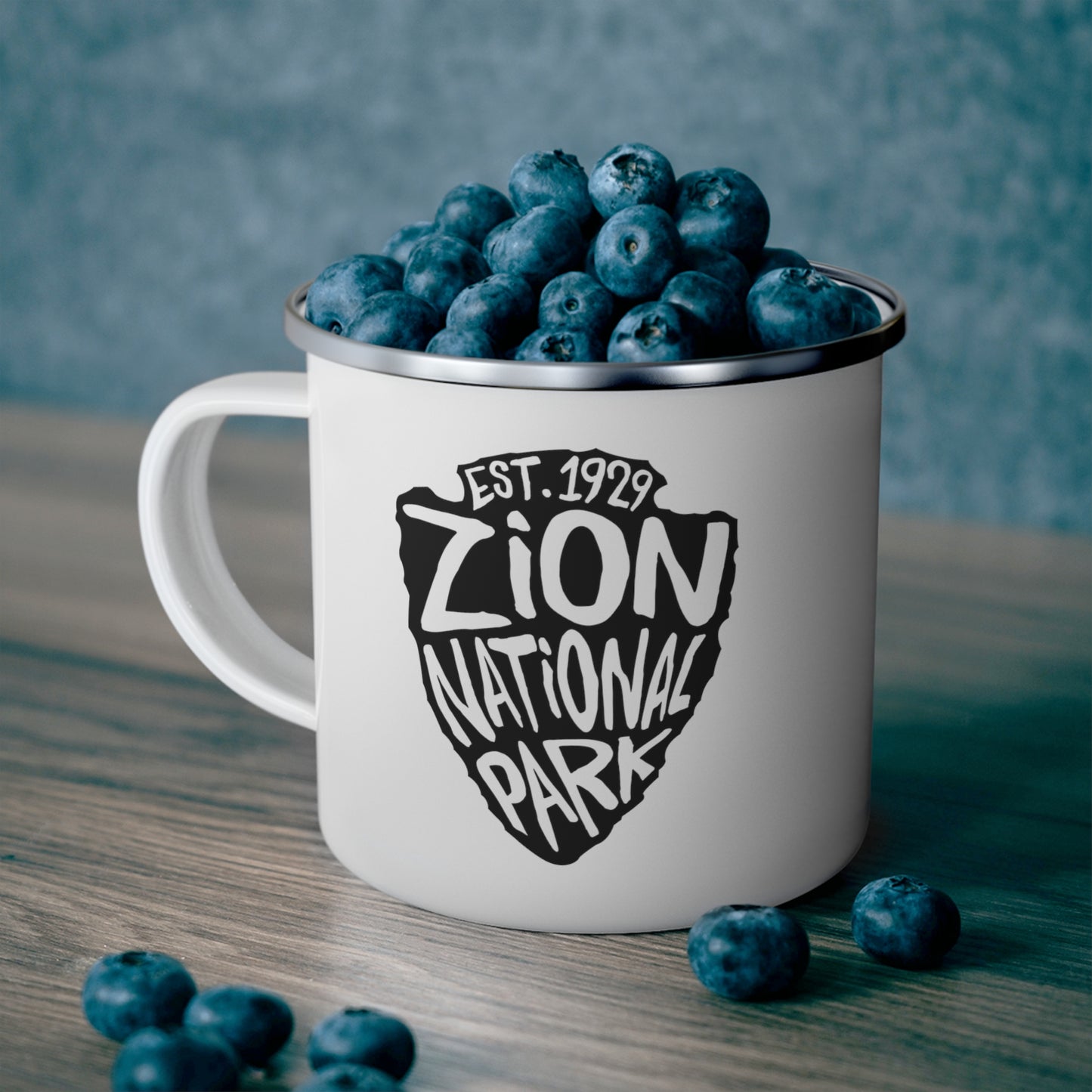 Zion National Park Enamel Camping Mug - Arrowhead