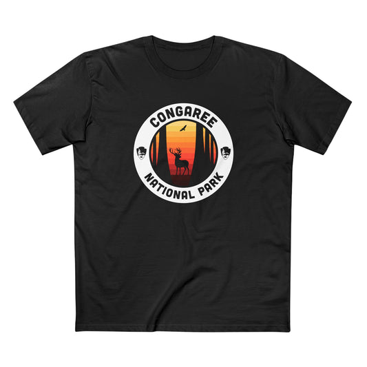 Congaree National Park T-Shirt - Round Badge Design