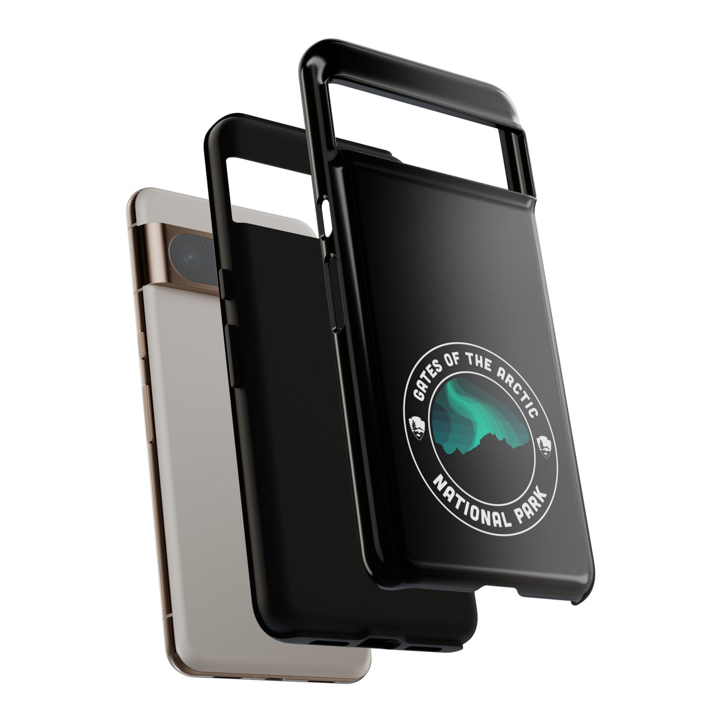 Gates of the Arctic National Park Phone Case - Round Emblem Design