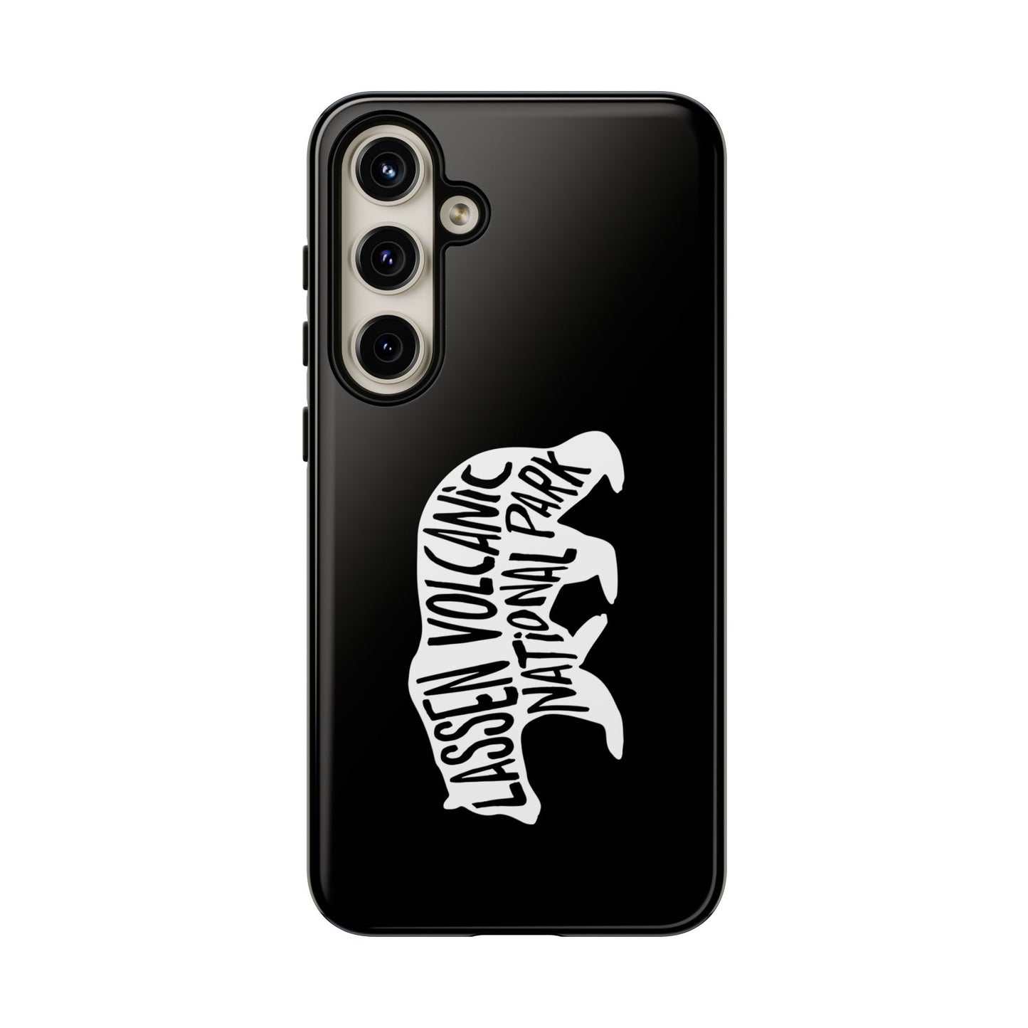 Lassen Volcanic National Park Phone Case - Black Bear Design