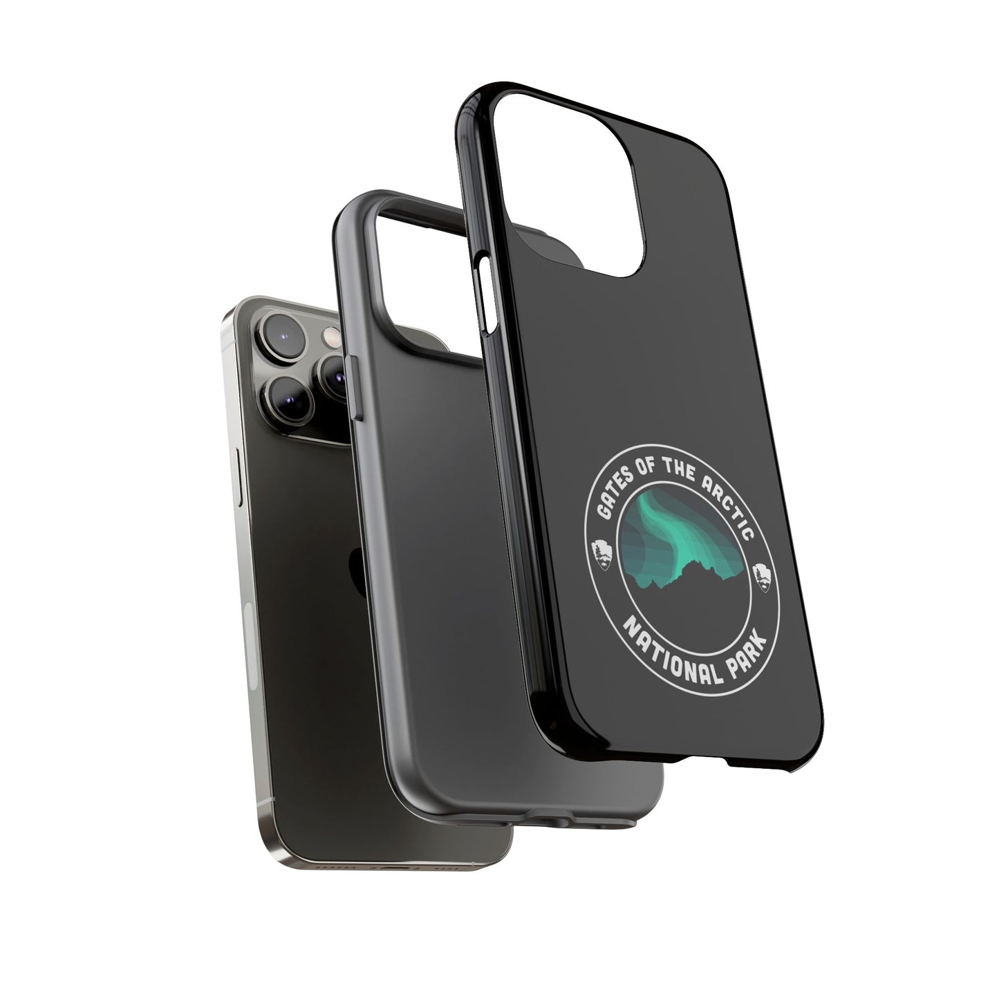 Gates of the Arctic National Park Phone Case - Round Emblem Design
