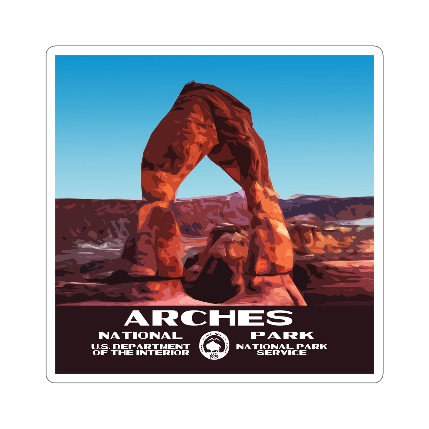 Arches National Park Sticker