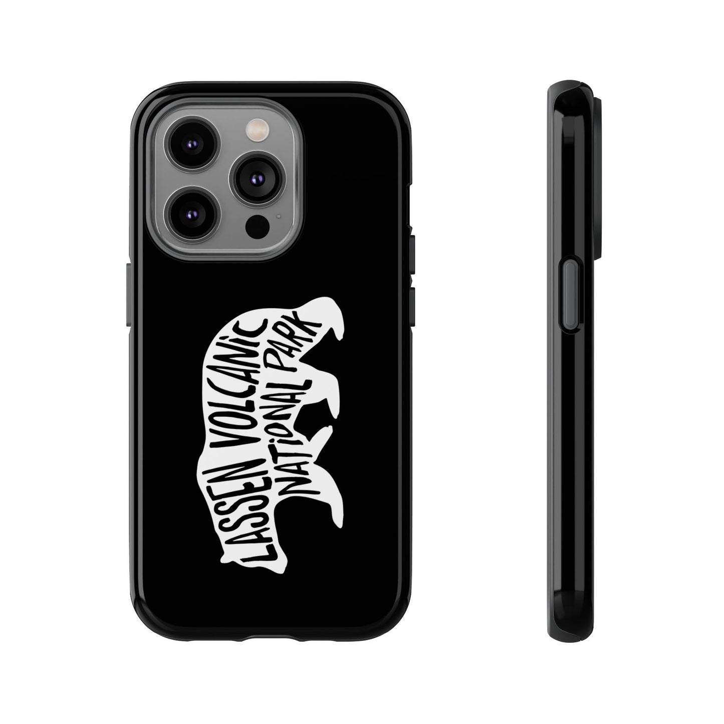 Lassen Volcanic National Park Phone Case - Black Bear Design
